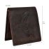 URBAN FOREST Zeus Vintage Tobacco Leather Wallet & Earphone Holder Set for Men