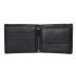 URBAN FOREST Zyon Printed Black Leather Wallet for Men