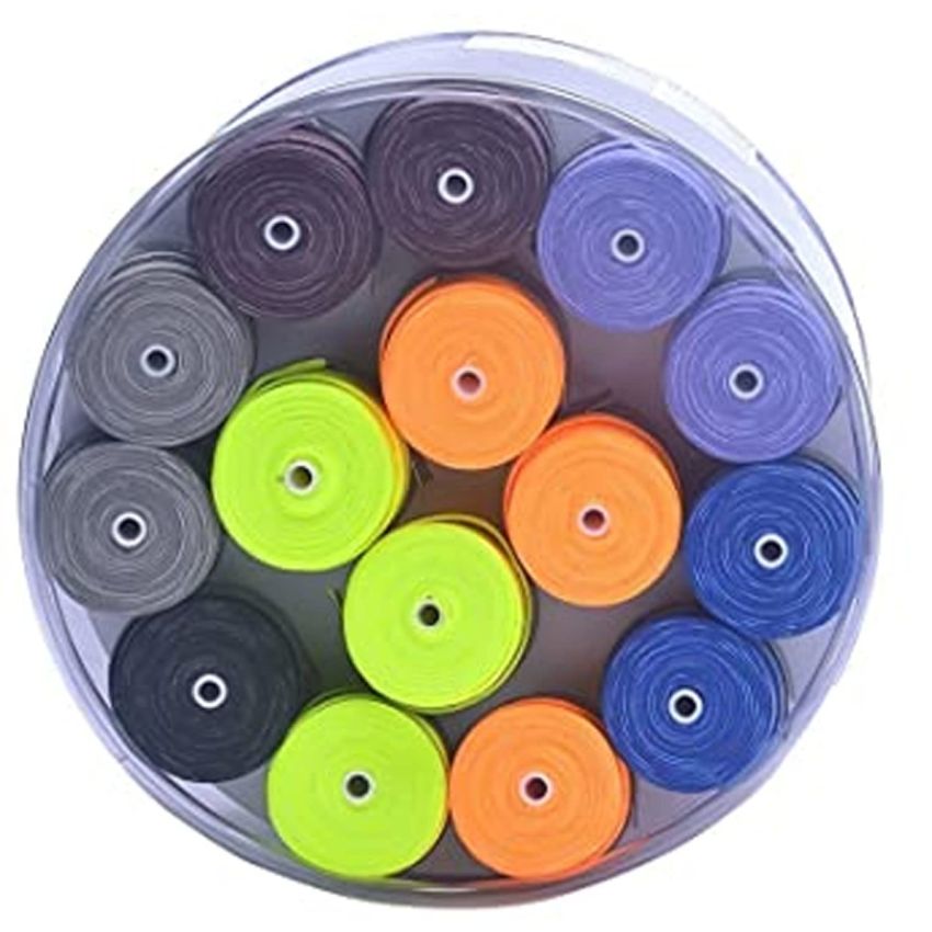 Yonex AC 102EX Pack of 6 Rubber Badminton Grip (Assorted) Badminton Super Grip