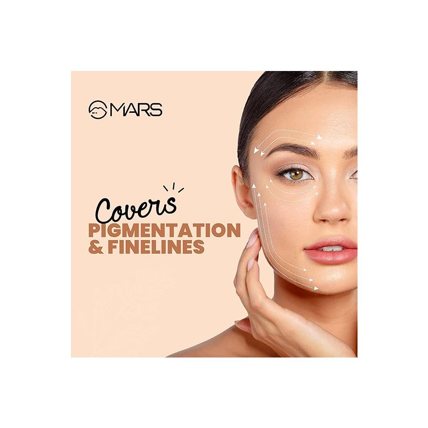 MARS Seal the Deal High Coverage Concealer | Lightweight & Creamy Formula | Easy to Blend (10.0 gm) (Creamy Beige)