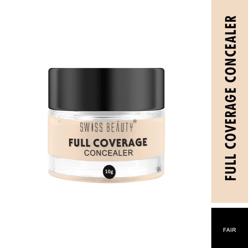 Swiss Beauty Full Coverage Concealer, Shade- Light Fairest, 10gm