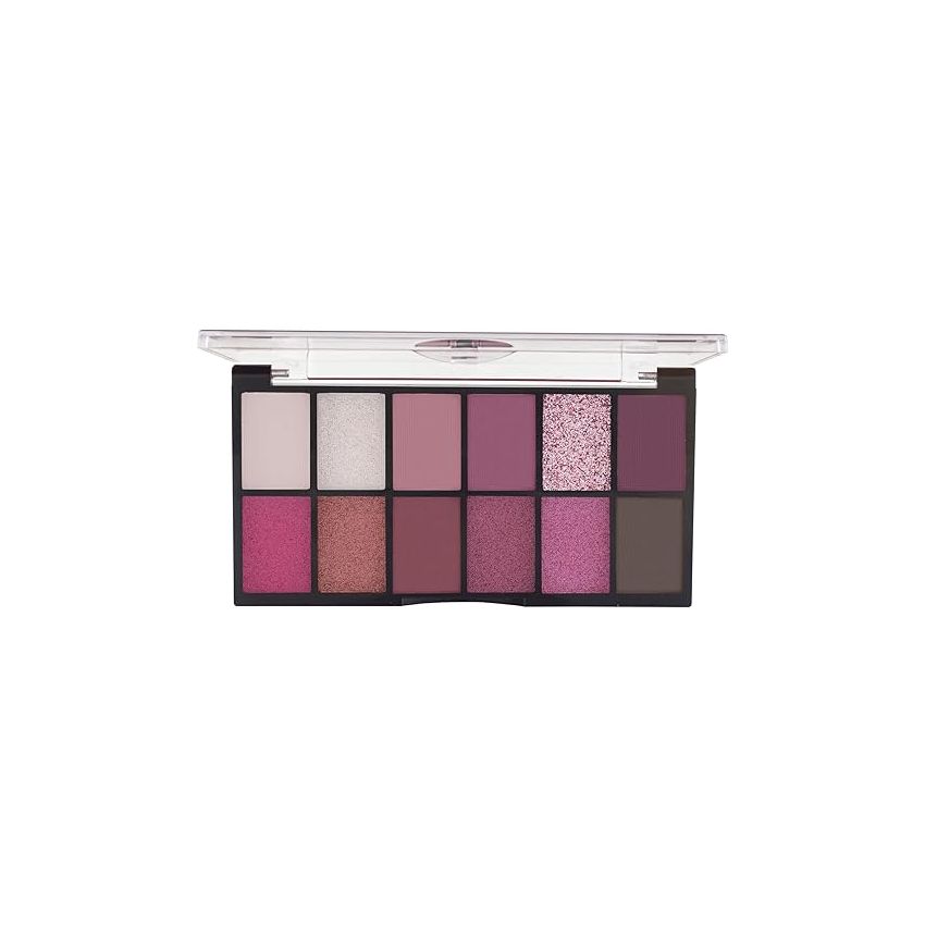 MARS 12 Shades Dance of Joy Eyeshadow Palette | Highly Pigmented and Blendable | Multicolor | Matte and Shimmer Finish (13.2g) (Shade-01)