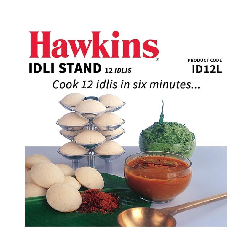 Hawkins Idli Stand suitable for 5L Cooker (12 Idlis)