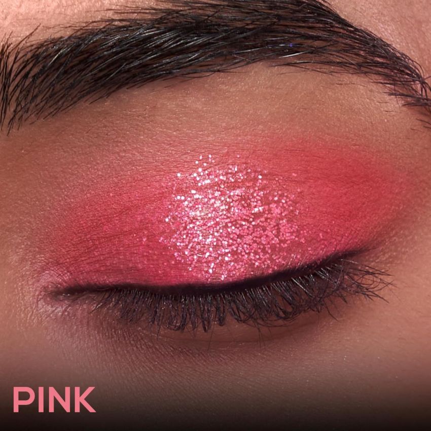 RENEE Fearless Eyeshadow Palette - Pink 12gm, Shimmery and Matte Vibrant Shades, Travel Friendly, Long Lasting, Non Creasing, Easy-to-blend & Build Up for Eye-catching Look of Glamorous Smoky Eye