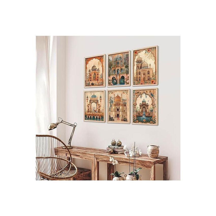 kotart Traditional Madhubani Art Paintings with Frame for Home Decoration - Traditional Framed Painting for Living Room Bedroom Office Decor - Pichwai Wall Art Painting for Wall Decoration - (10x13 inch, B)