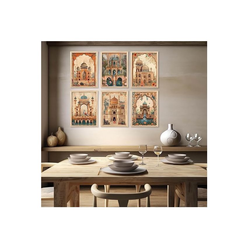 kotart Traditional Madhubani Art Paintings with Frame for Home Decoration - Traditional Framed Painting for Living Room Bedroom Office Decor - Pichwai Wall Art Painting for Wall Decoration - (10x13 inch, B)