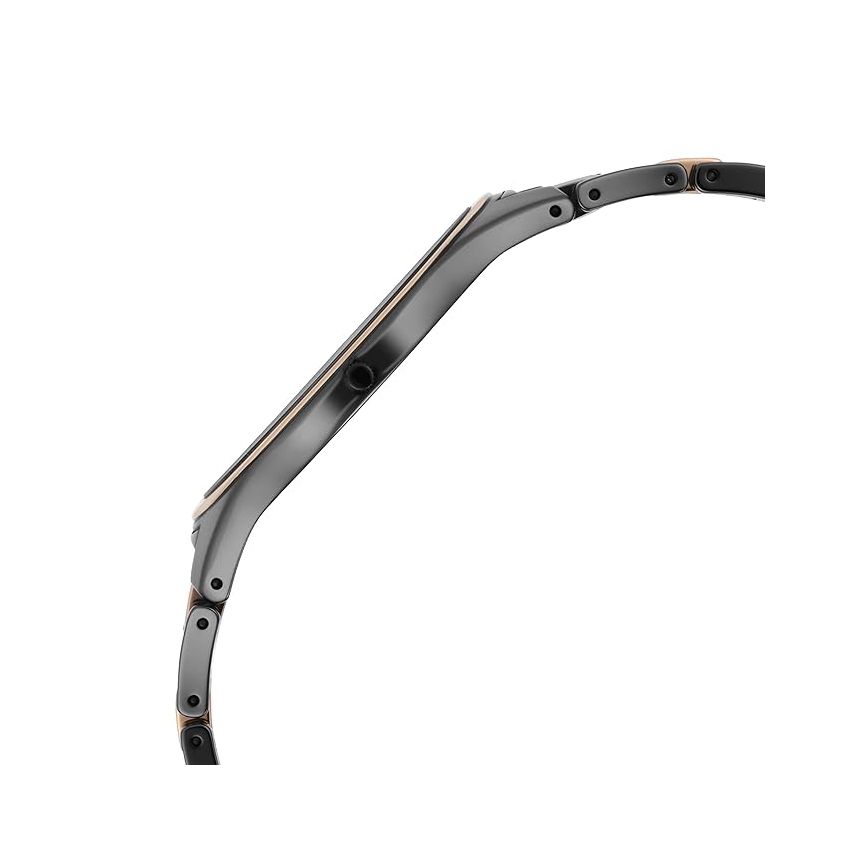 Titan Men Ceramic Analog Black Dial Watch-1696Kc01/Np1696Kc01, Band Color-Multicolor