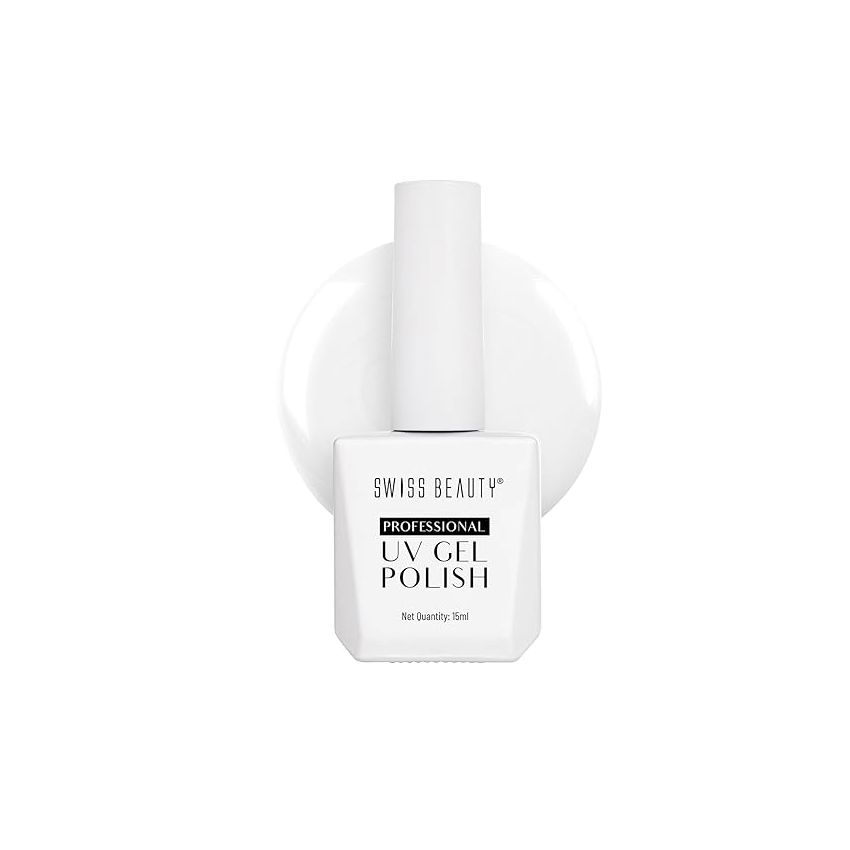 Swiss Beauty Professional UV Gel Nail Polish, Lasts Upto 21 Days, Super Glossy Finish, Non-Chipping, Non-Smudging, Quick Drying Nail Polish, Shade -32, 15 ml