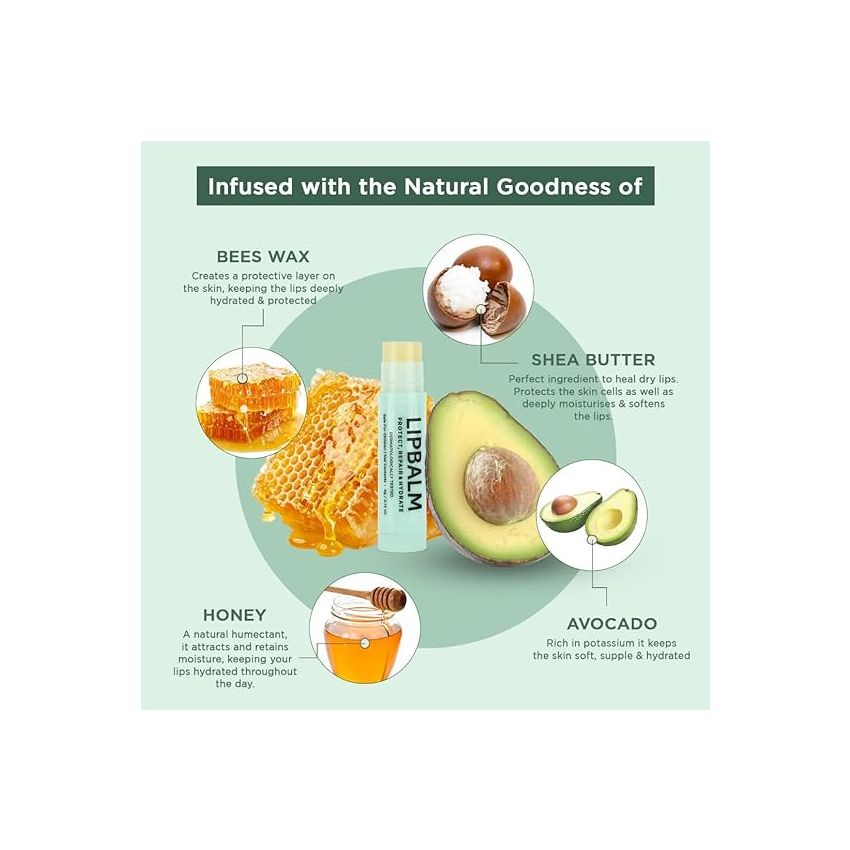 Bella Vita Organic NicoLips Lip Scrub & NicoBalm Lip Balm Combo For Dry, Chapped & Dark Lips Remover Treatment, 20 g, 4 g