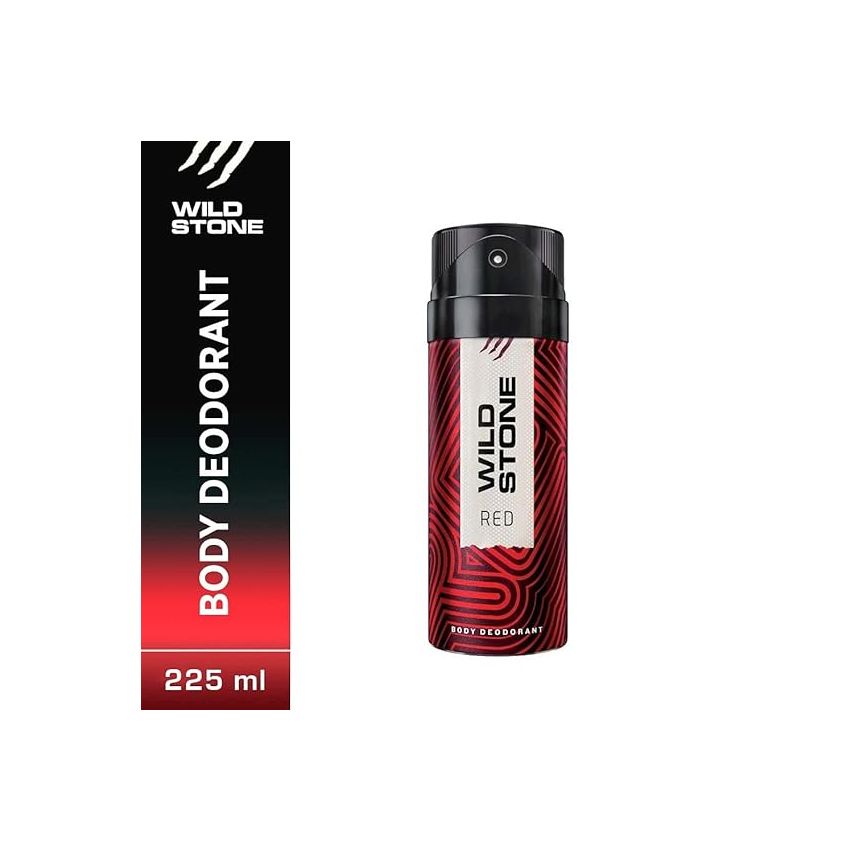 Wild Stone Red Deodorant Body Spray for Men, 225ml