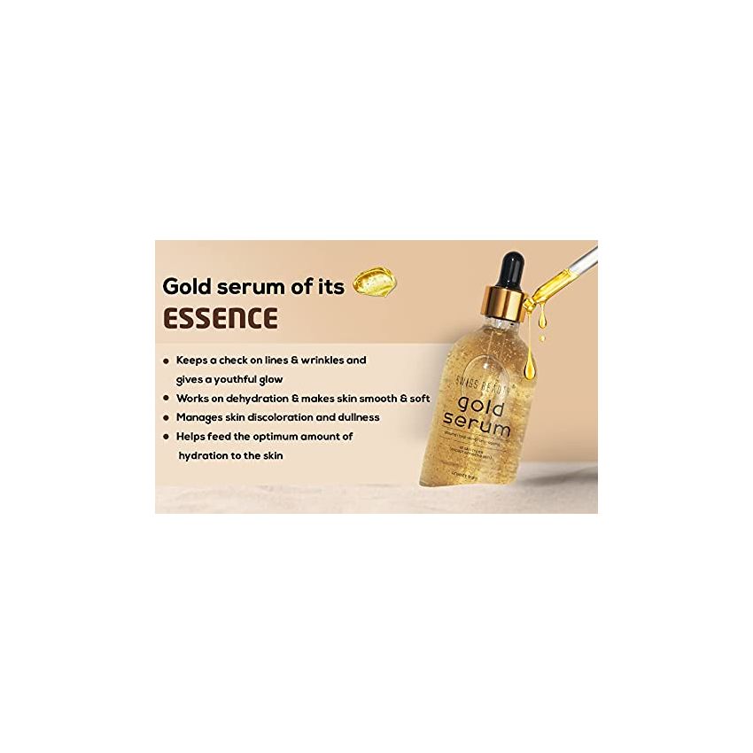 Swiss Beauty 24 K Gold Face Serum, 100ml