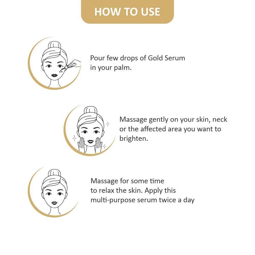 Swiss Beauty 24 K Gold Face Serum, 100ml