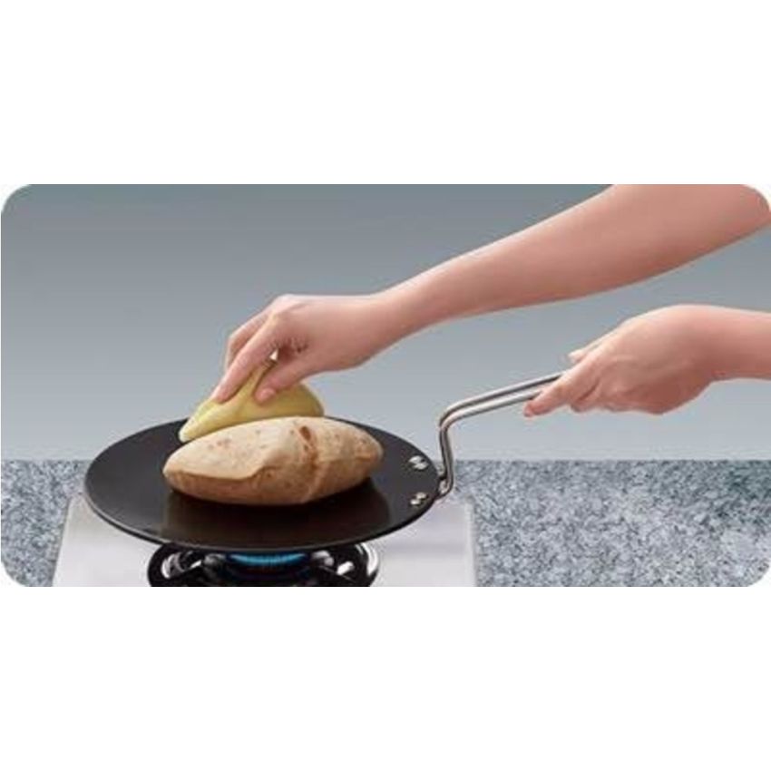 Hawkins Futura Hard Anodised Tava 26 cm, 4.88 mm (Black)