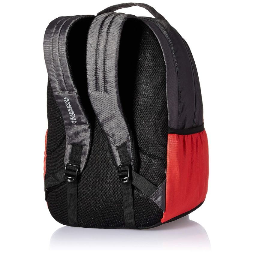 American Tourister Bounce 28 Ltrs Medium Size Polyester Printed Causal Standard Backpack - Red