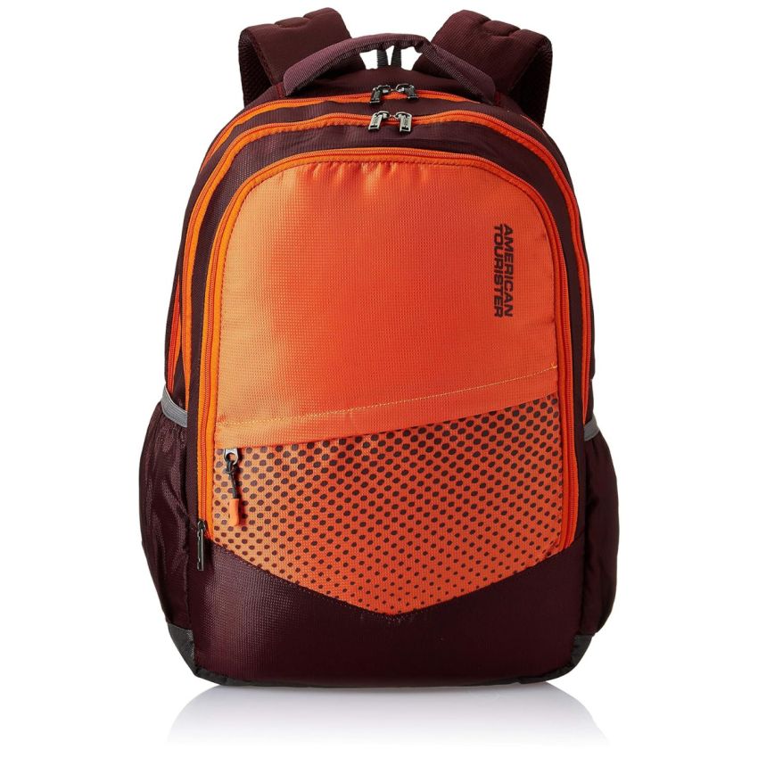 American Tourister 29.5 Ltrs Large Size Standard Backpack (Amt Mist Sch Bag02 Magenta) Magenta