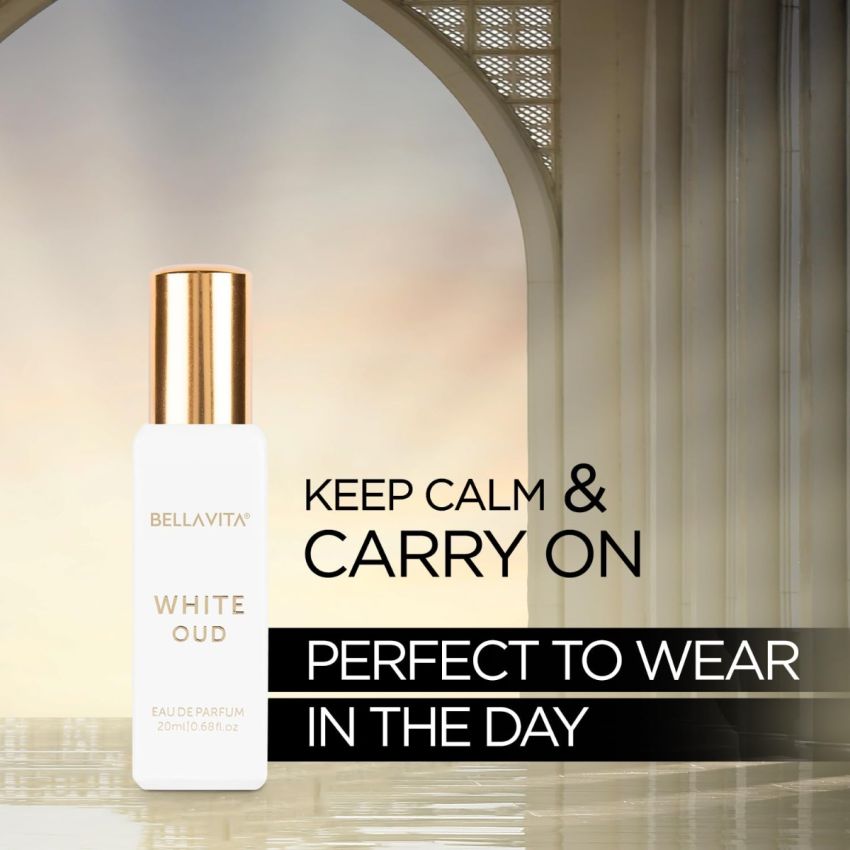 Bella Vita Luxury CEO Man & White Oud Unisex Perfume Combo with Tonka, Agarwood & Orange | Woody Long Lasting EDP Fragrance Scent, Pack of 2, 20 ml Each