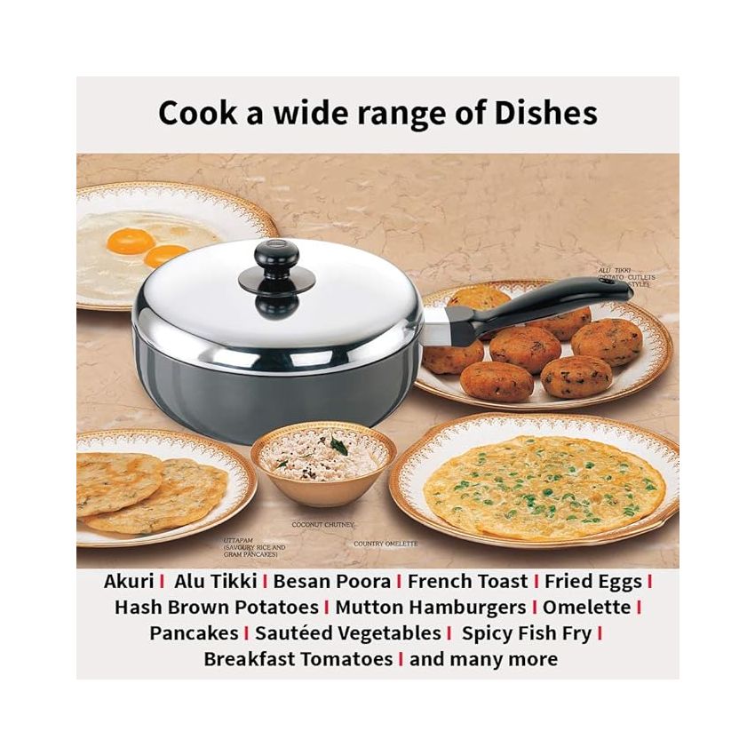 Hawkins Futura Nonstick All-Purpose Pan 2.5L, 22 cm, 3.25 mm with SS lid