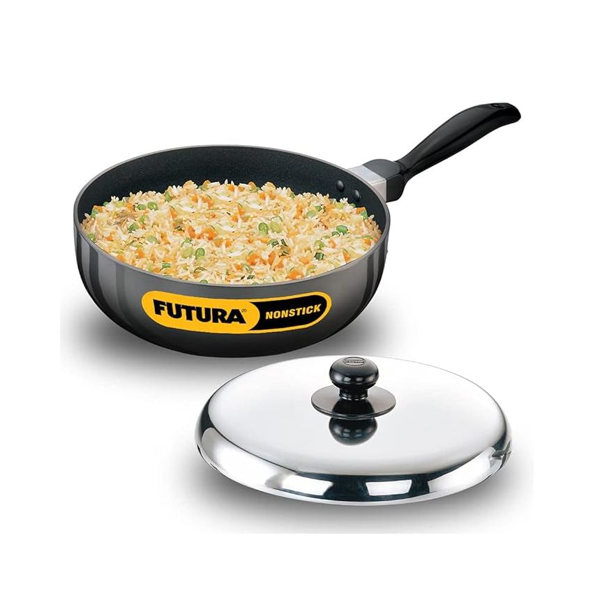 Hawkins Futura Nonstick All-Purpose Pan 2.5L, 22 cm, 3.25 mm with SS lid