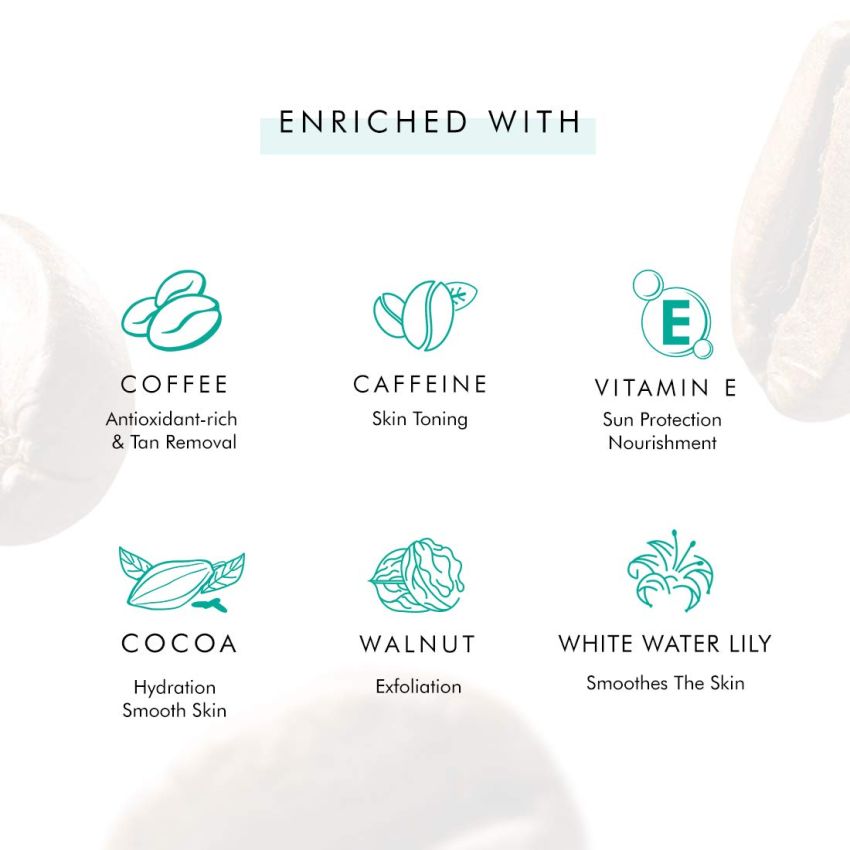 MCaffeine Coffee De-Tan Face Polishing Kit ( Tan Removal, Sun Protection | Face Scrub, Face Mask, Face Serum | All Skin | Paraben and Mineral Oil-Free )