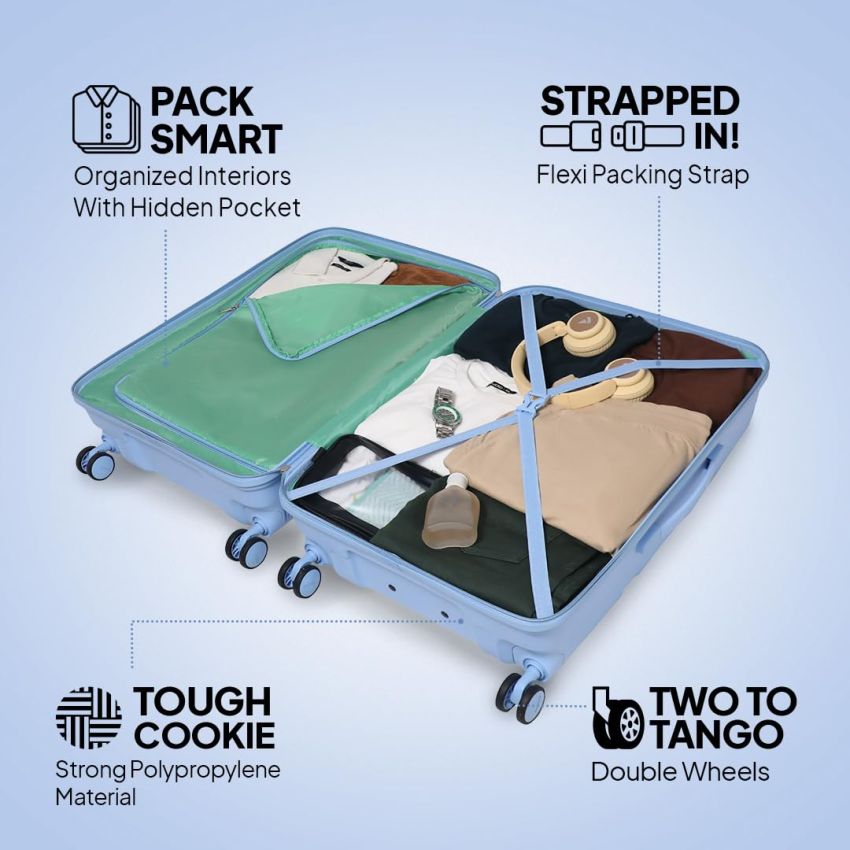 American Tourister AMT INSTAVIBE+ SP79 SKY BLUE