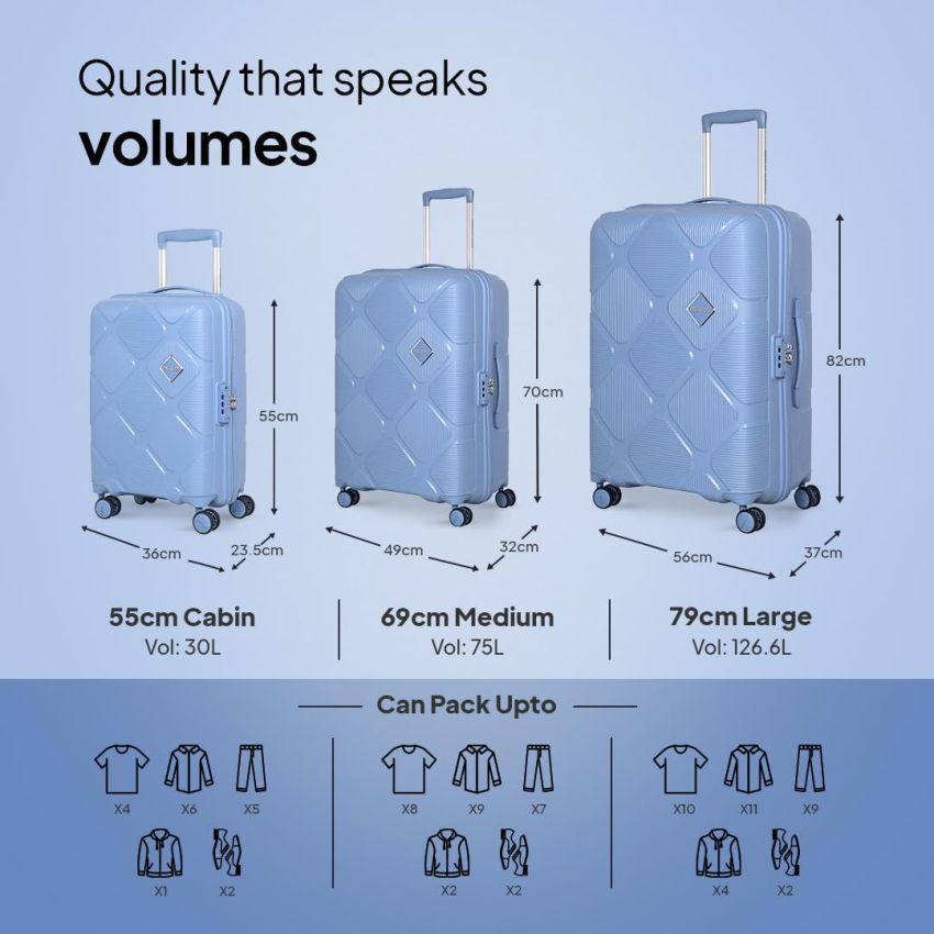 American Tourister AMT INSTAVIBE+ SP79 SKY BLUE