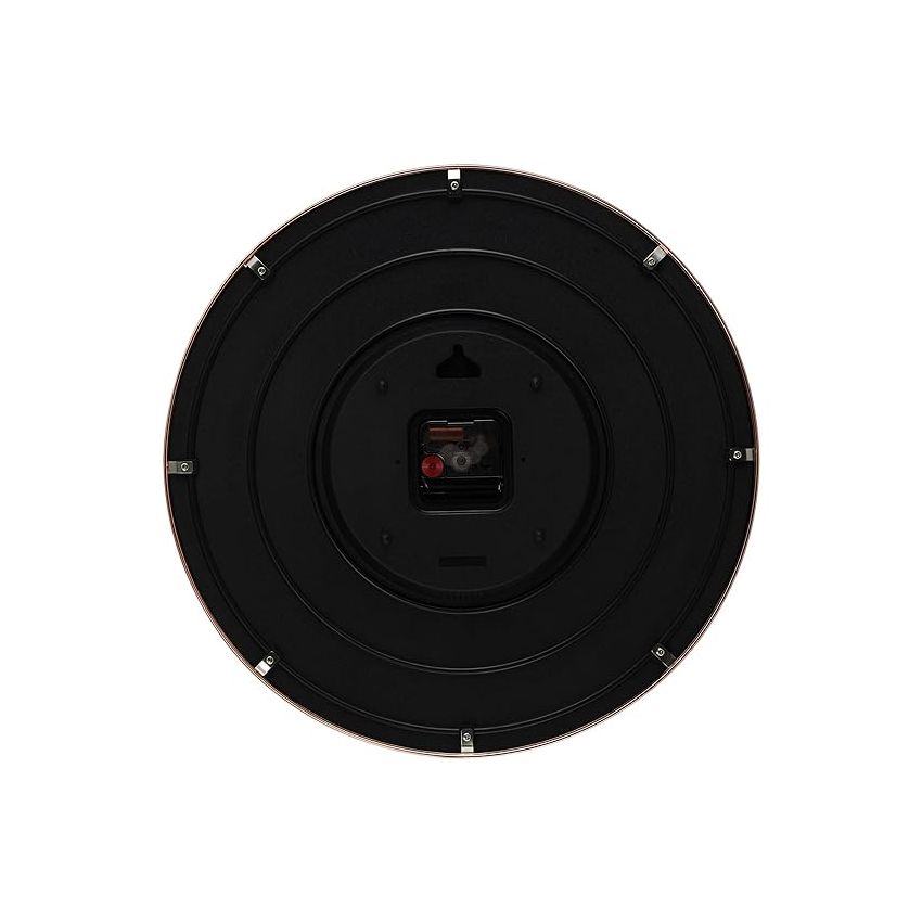 Titan Classic Brown Colour Wall Clock with Silent Sweep 34 x 34 cm (Medium)