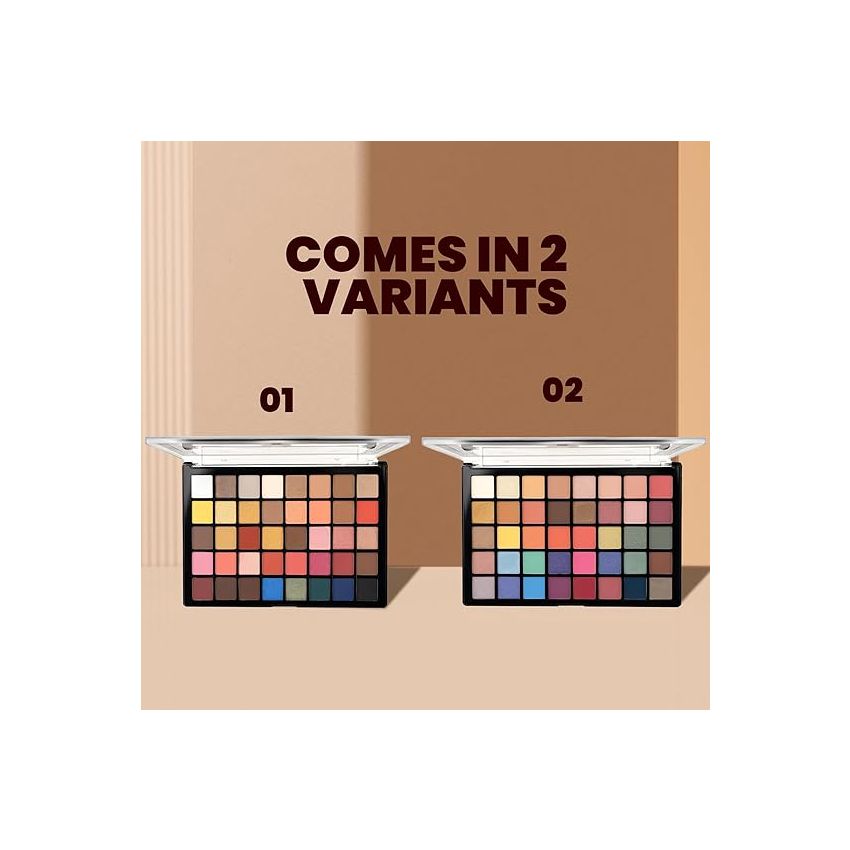 MARS Artist's Arsenal 28 Shades Eyeshadow Palette | Vibrant Colors with Rich Pigmentation | Blendable & Long Lasting (40g) (01-Multicolor)