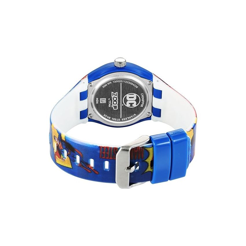 Zoop by Titan Justice League Quartz Analog Blue Dial Polyurethane Strap Watch for Kids-C4048PP56