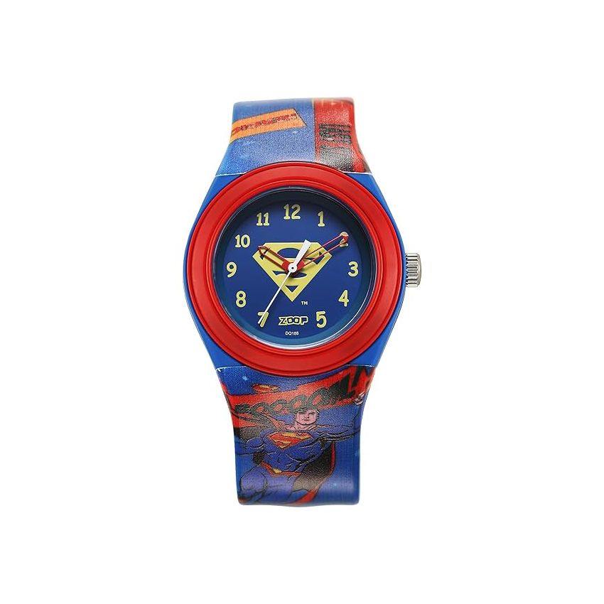 Zoop by Titan Justice League Quartz Analog Blue Dial Polyurethane Strap Watch for Kids-C4048PP56