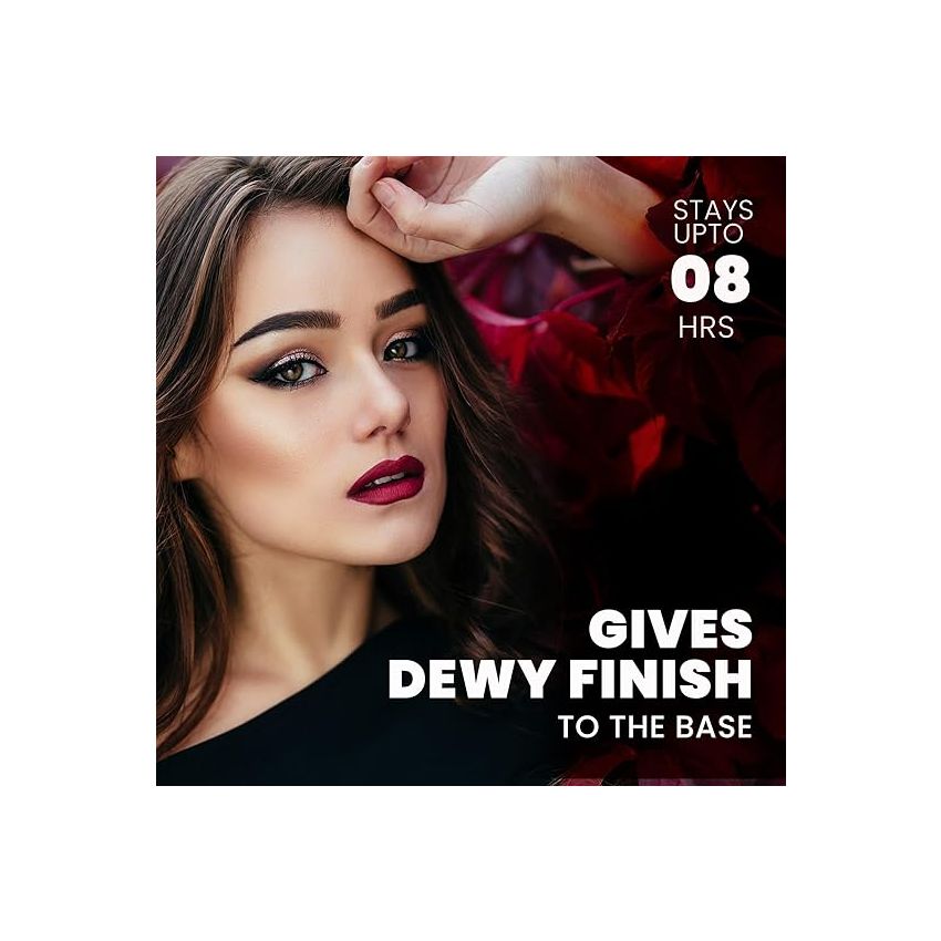 MARS Seal the Deal Long-Lasting Makeup Fixer Spray with Hyaluronic Acid | Hydrating Dewy Base Setting Spray for Professional Face Makeup | Budge Proof | Non Sticky | 60 ml