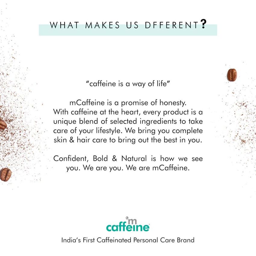 mCaffeine Must-Have Coffee Face Duo | Free All Purpose Teal Pouch | Deep Cleanser, Reduces Puffiness | Face Wash, Face Serum