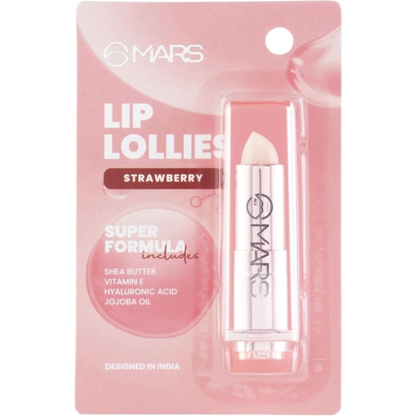 MARS Lip Balm for Men & Women | Non-Sticky, Moisturising & Nourishing | Enriched with Vitamin-E, Jojoba Oil, Shea Butter and Hyaluronic Acid | 3.2 g (Cherry)