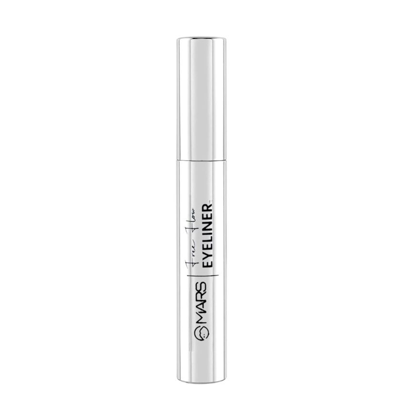 MARS Free Flow Eyeliner with Demi Matte Finish | Long Lasting, Smudgeproof & Easy Glide Formula | (6 ml)