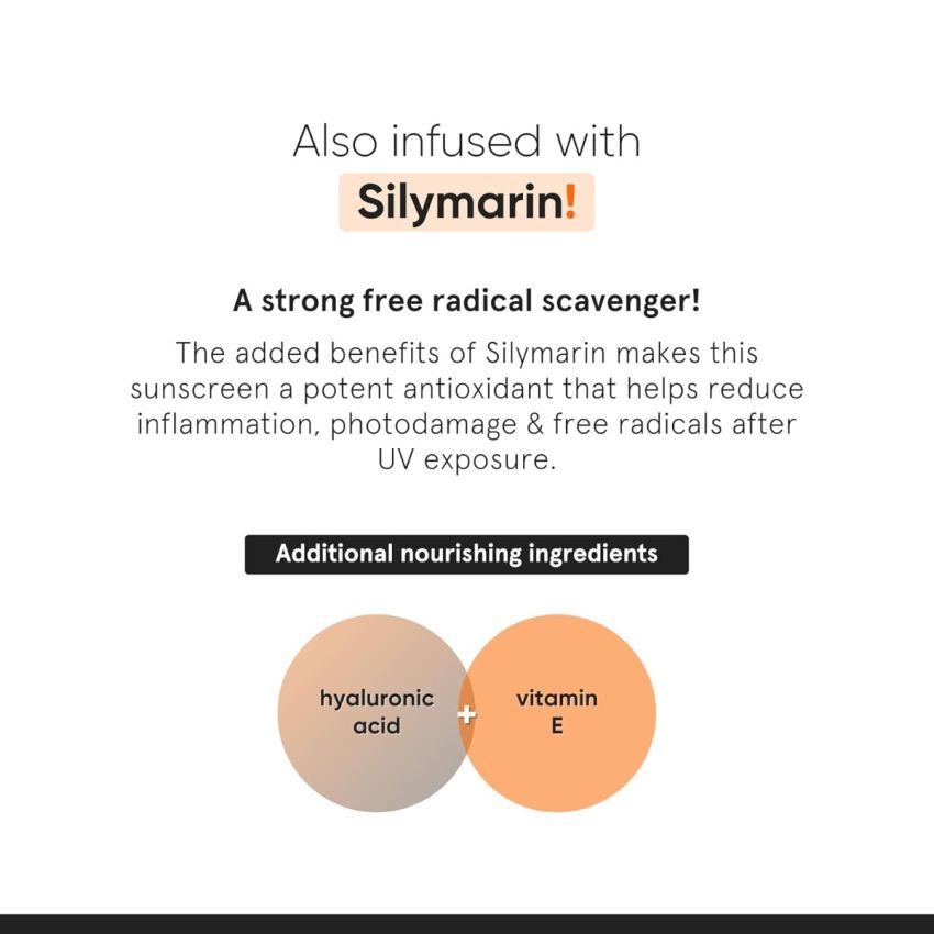 Minimalist SPF 60+ PA ++++ Face Sunscreen With Antioxidant Silymarin For Complete Sun Protection