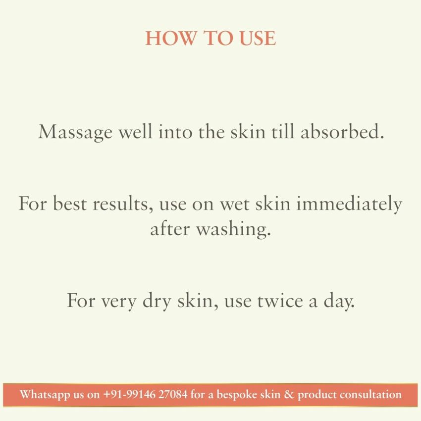 Just Herbs Ayurvedic Silkskin Aloe Vera Moisturising Night Cream For Acne, Scars & Dry Skin - Men & Women