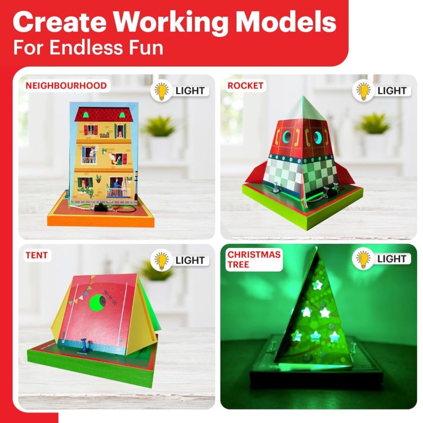 Einstein Box Ultimate Electricity Kit | Science Project Kit | Electronic Circuits | Toys for Kids Ages 7-14 Years |