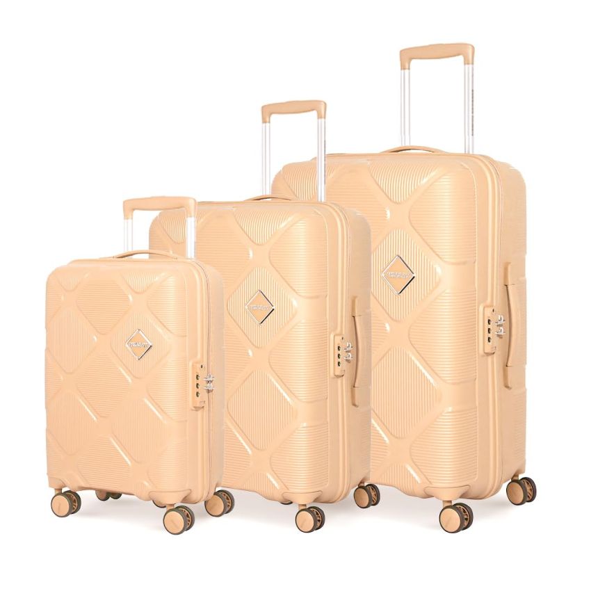 American Tourister AMT INSTAVIBE+ 3PCS PEACH BLS