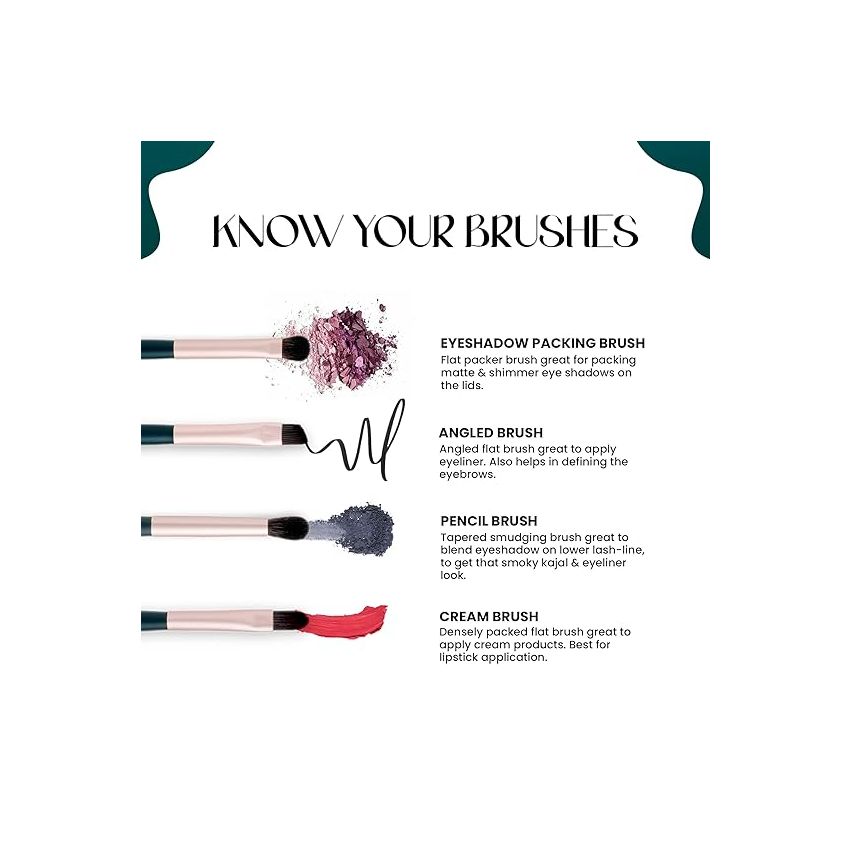 MARS Tools of Titan Brush Set of 8 with Holder | Face Makeup Brush Set with Ultra Soft Bristles (PACK OF 8)