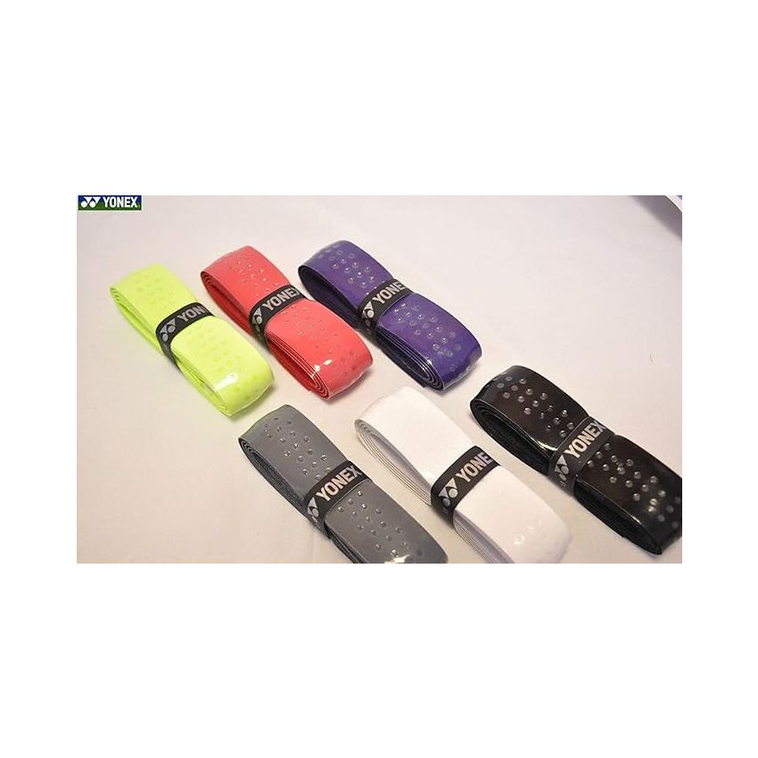 YONEX Polyurethane Aerocush 9900 Badminton Grip Pack of 4 (Assorted Colour)