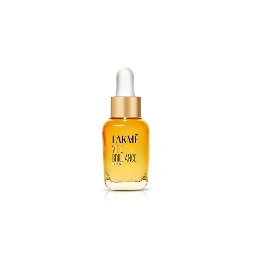 LAKMÉ 9To5 2% Active Vitamin C+Serum|Face Serum for Bright, Healthy&Glowing Skin|Natural antioxidant|Reduces Dark Spots|Lightweight&Non-greasy|For Dry,Oily,Normal,Sensitive& Combination Skin|15 ml