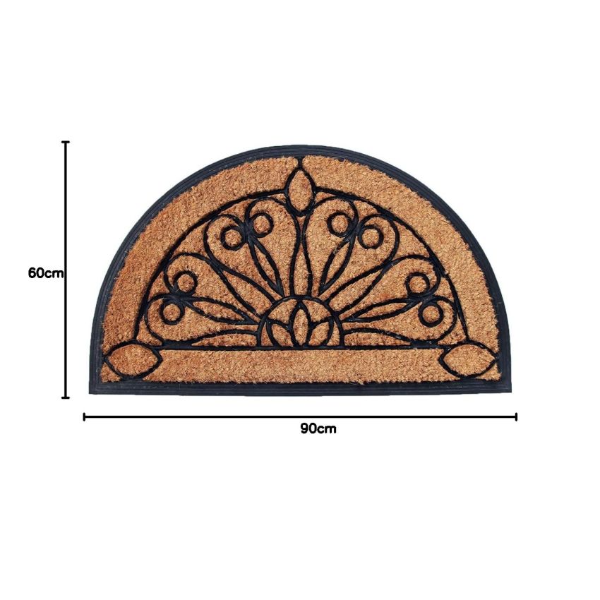 Onlymat Abstract Mat (Brown, Rubber, 60 x 90 cm)