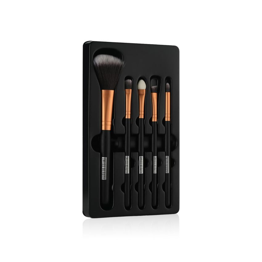 Swiss Beauty Makeup Brushes Set, Makeup Accessory,Gold, 100G
