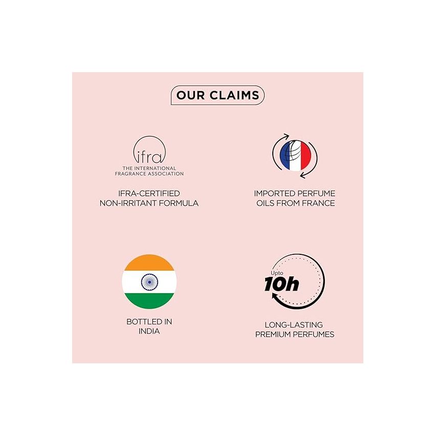 Bella Vita Luxury GLAM Woman Eau De Parfum With African Orange, Jasmine & Patchouli Premium, Long Lasting Floral & Woody Fragrance Liquid EDP For Women, 100ml