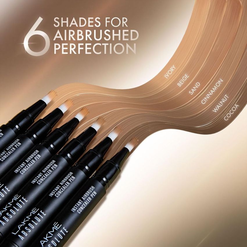 Lakme Absolute Instant Airbrush Concealer Pen - Ivory
