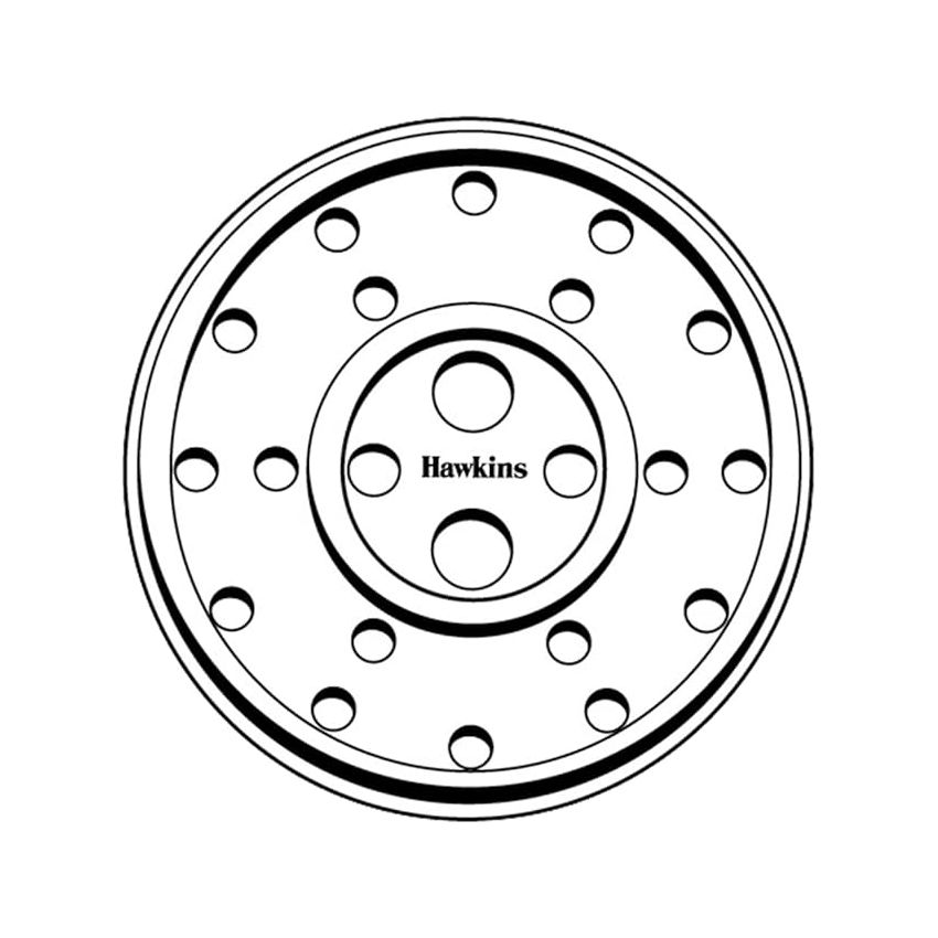 Hawkins 11 cm Pressure Cooker Grid for Steaming Food and Container Cooking, Silver (GRID11AL), Aluminium,3 litre