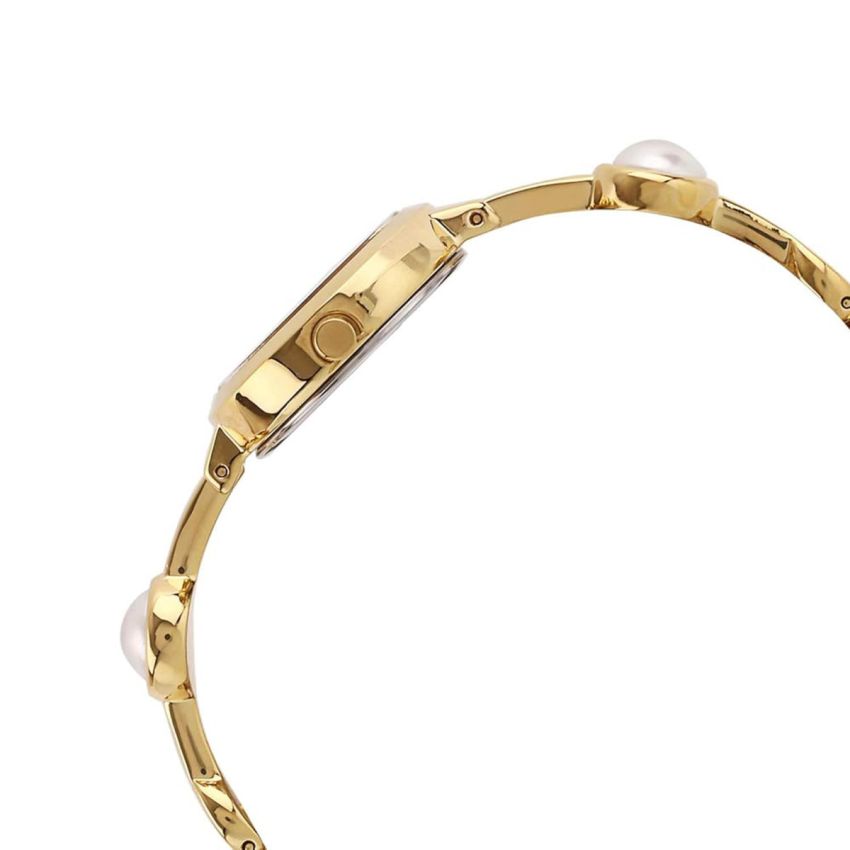 Titan Raga Quartz Analog White Dial Metal Strap Watch for Women-NS2576YM01/NT2576YM01