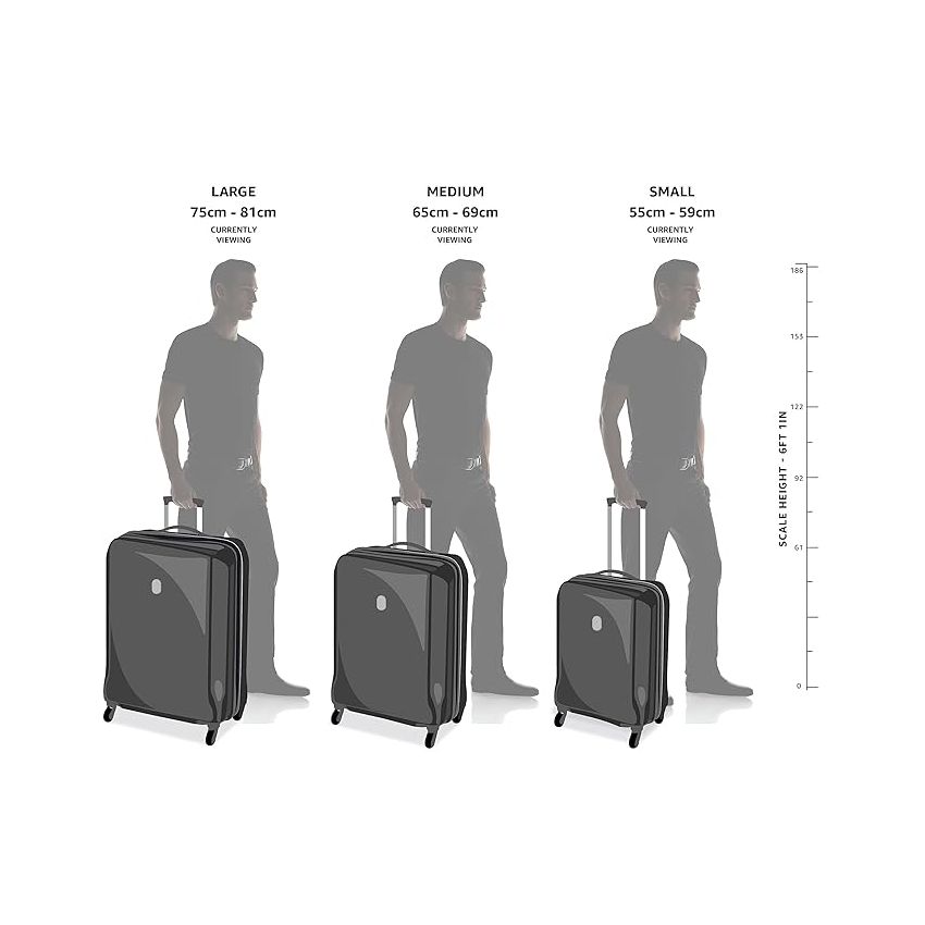American Tourister Liftoff Spinner 3 PC Set Apple Green Polypropylene Hard Luggage with Double Wheel (Trolley/Suitcase)