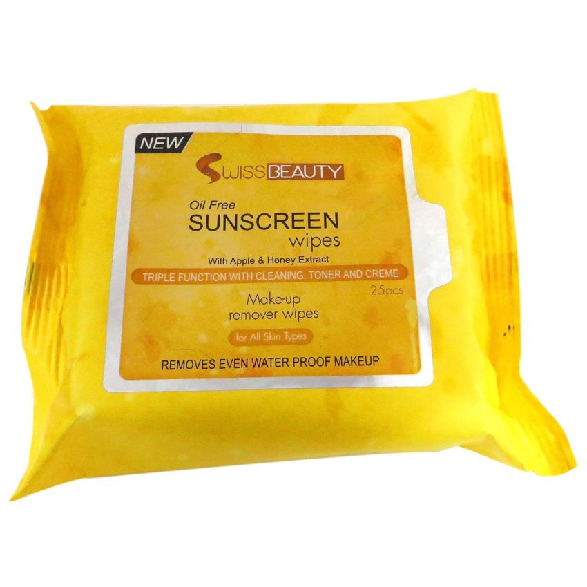 Swiss Beauty Daily Essentials Makeup Remover Cleansing Wet Wipes, Apple & Honey, 100 g