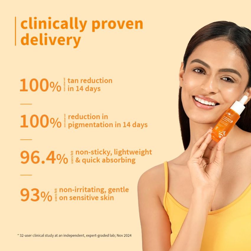 Plum 2% Alpha Arbutin & Hyaluronic Acid Face Serum | Fades Tan | Brightens Skin | Controls Melanin Production | with Yuzu Lemon & Licorice | Fragrance-Free | 100% Vegan | 30 ml