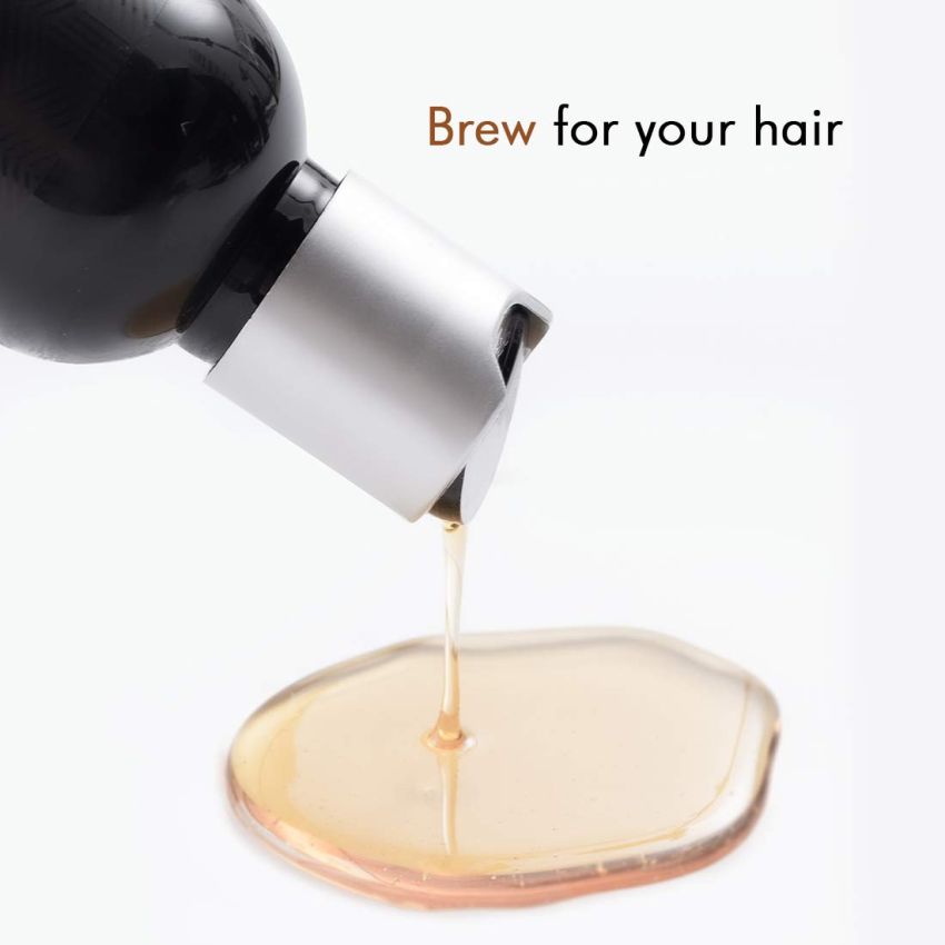 mCaffeine Coffee Hair Oil for Hair Fall & Hair Growth | Powered with Redensyl, Argan Oil & Coffee Oil for Root Stimulation & Hair Fall Control | Lightweight & Non Sticky - 200ml
